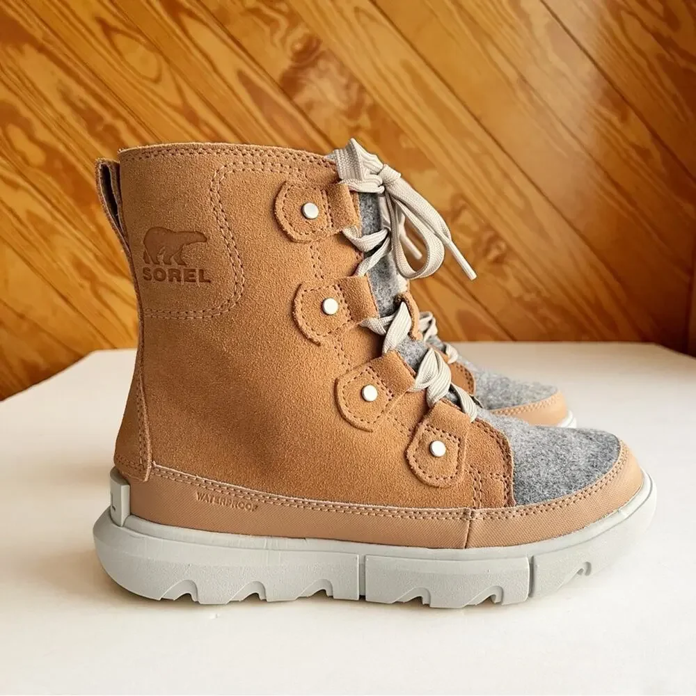SOREL Explorer II Next Joan Boot Waterproof Tawny Buff Moonstone
